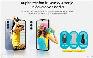 Izjemna darila ob nakupu Galaxy A serije