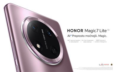 Nova definicija vzdržljivosti: Nov HONOR Magic7 Lite prihaja v Slovenijo