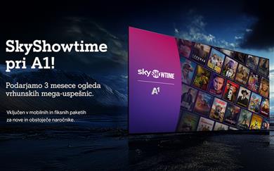 SkyShowtime – pretočna revolucija, ki jo prinaša A1!