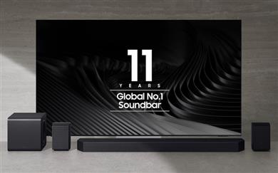 Samsung zvočnik soundbar že 11. leto zapored na vrhu svetovne prodaje 