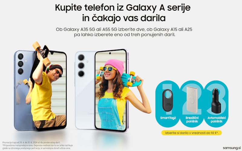 Izjemna darila ob nakupu Galaxy A serije